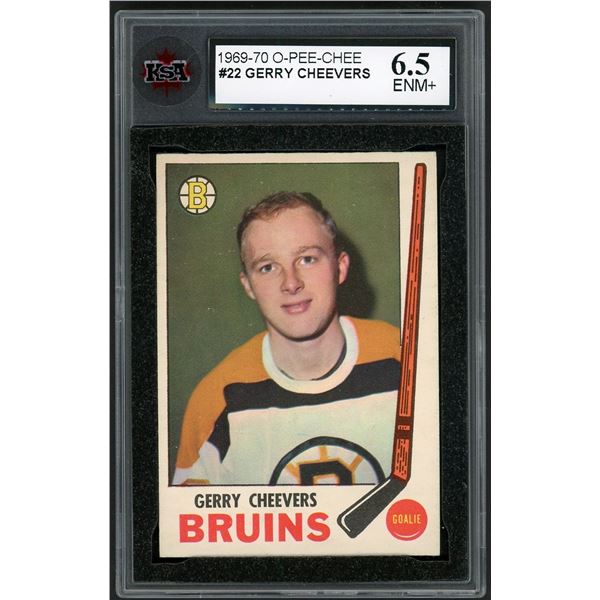 1969-70 O-Pee-Chee #22 Gerry Cheevers (KSA 6.5)