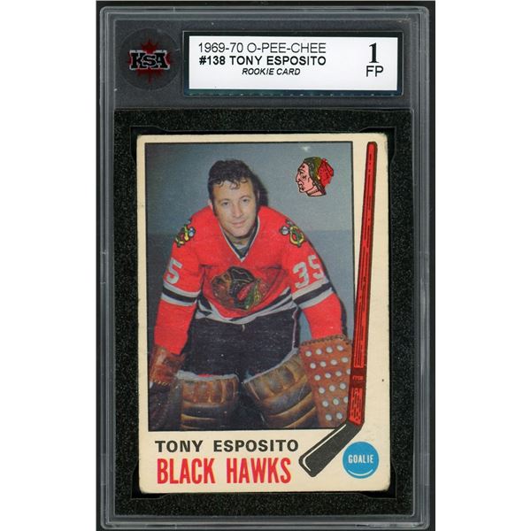 1969-70 O-pee-Chee #138 Tony Esposito RC (KSA 1)