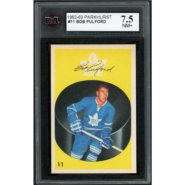 1962-63 Parkhurst #11 Bob Pulford (KSA 7.5)
