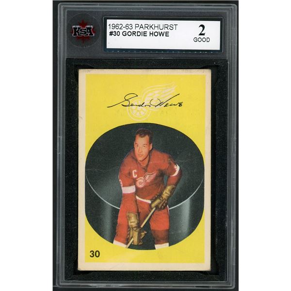 1962-63 Parkhurst #30 Gordie Howe (KSA 2)