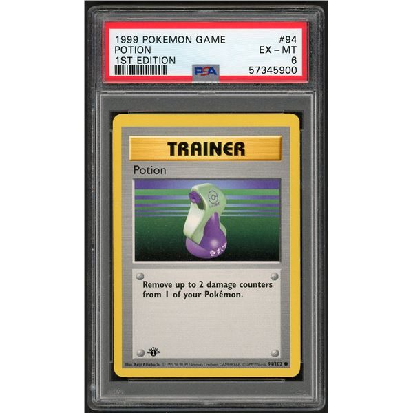 Pokemon: 1999 Potion Shadowless 1st Ed (PSA 6)