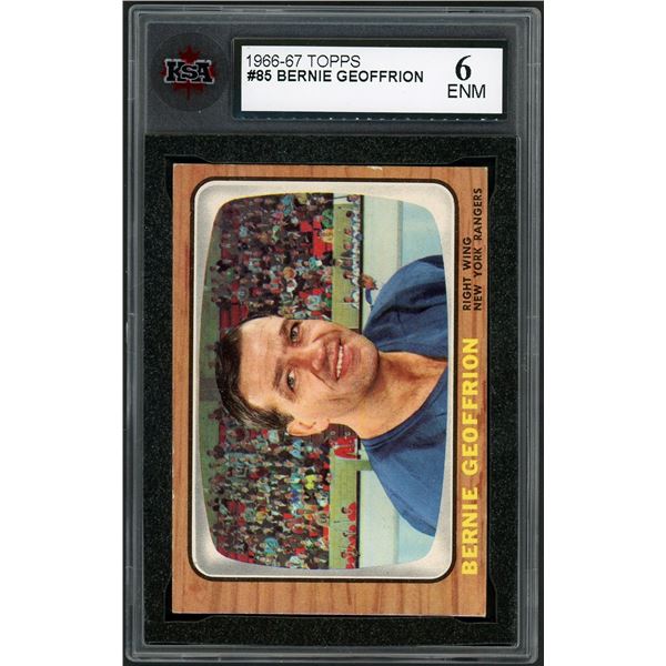 1966-67 Topps #85 Bernie Geoffrion (KSA 6)
