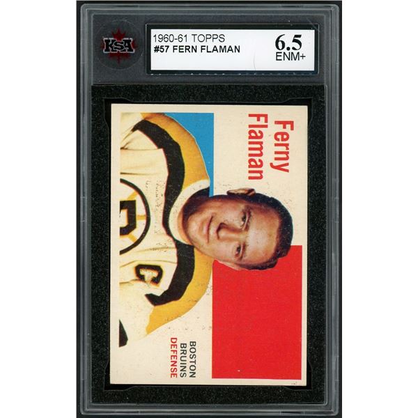 1960-61 Topps #57 Fern Flaman (KSA 6.5)