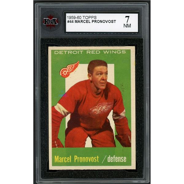 1959-60 Topps #44 Marcel Pronovost (KSA 7)