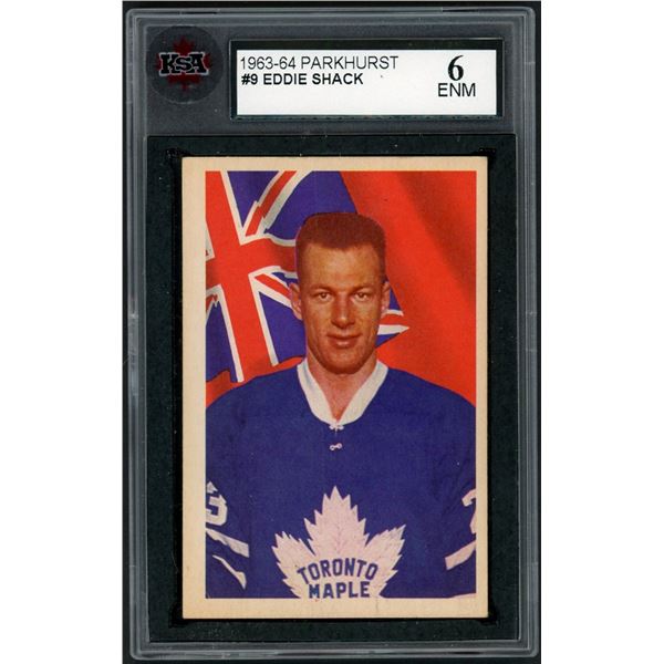 1963-64 Parkhurst #9 Eddie Shack (KSA 6)