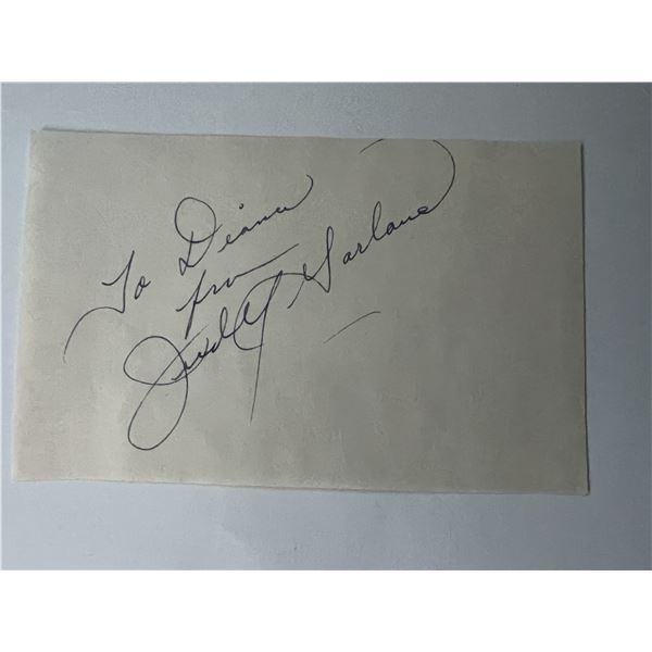Judy Garland original signature