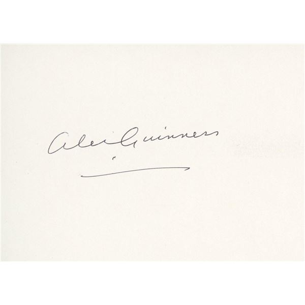 Star Wars Alec Guiness signature cut