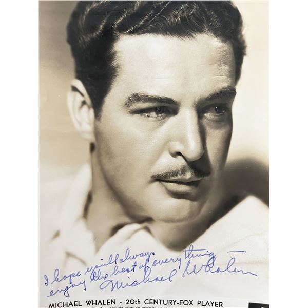 Michael Whalen signed photo