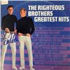 Image 1 : The Righteous Brothers Greatest  Hits signed album