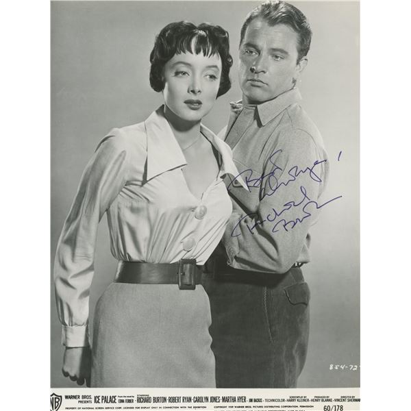 Richard Burton signed movie photo