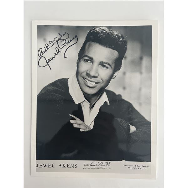 Jewel Akens signed photo