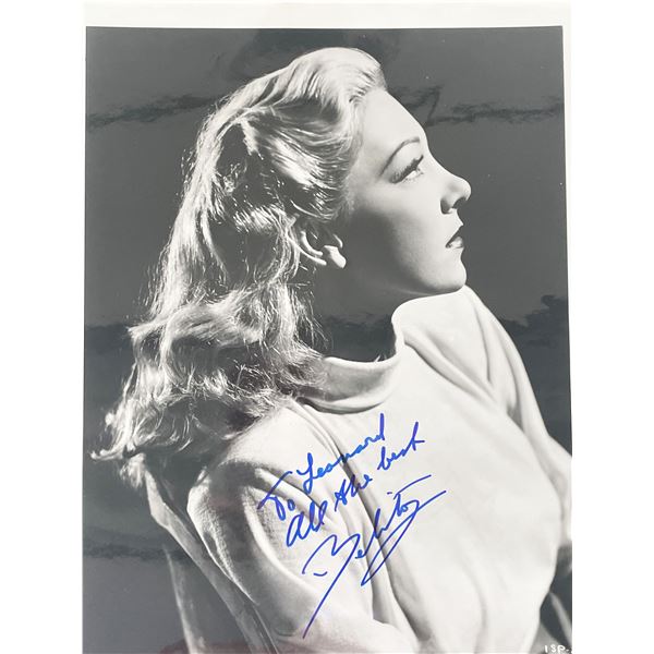 Belita Jepson-Turner signed photo