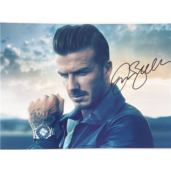 David Beckham signed photo