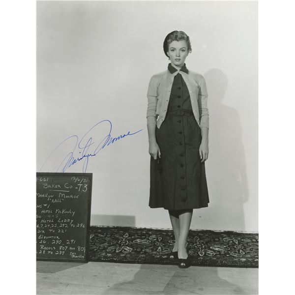 Marilyn Monroe signed photo