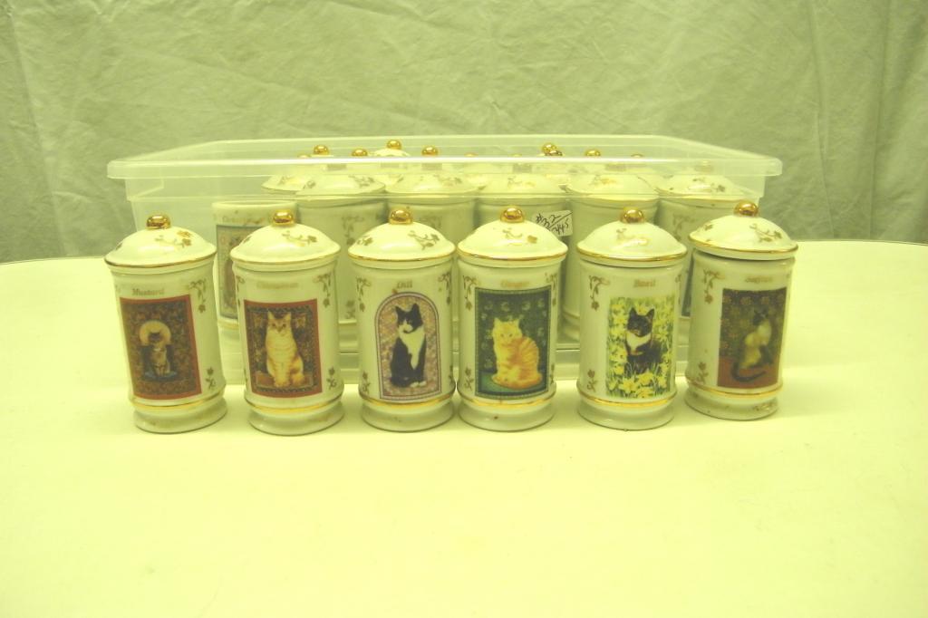 LENOX Cats Of Distinction Spice Jar Set
