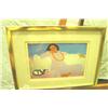 Image 2 : Print Lady & Cat Signed P. Hopper-