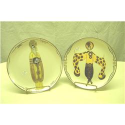 Two House Of Erte Plates-