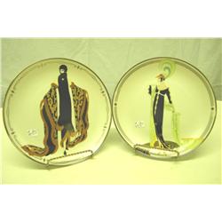 Two House Of Erte Plates-
