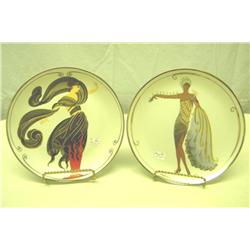 Two House Of Erte Plates-