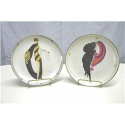 Two House Of Erte Plates-