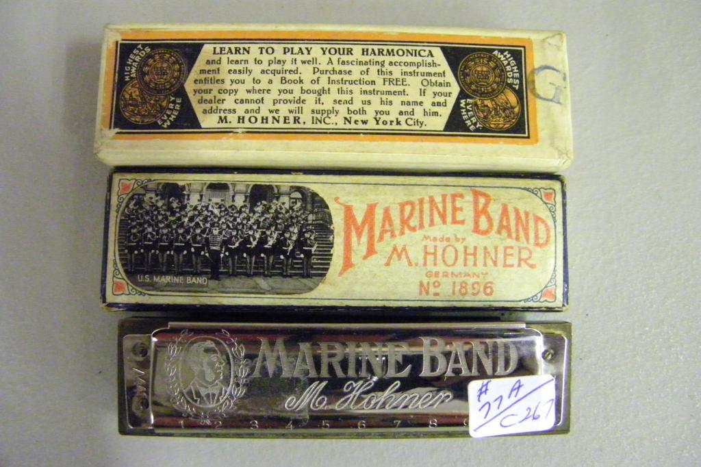 Marine Band Harmonica By M. Hohner