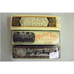 Marine Band Harmonica By M. Hohner-