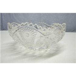 Pressed Glass Bowl-