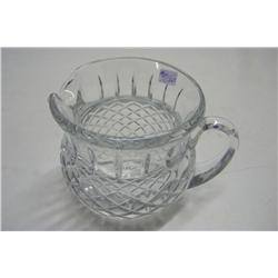 Lead Crystal Milk Pitcher-