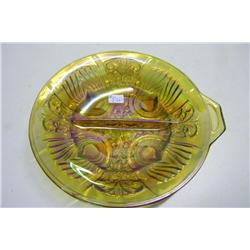 Carnival Glass Divided Dish-