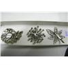 Image 2 : Three Vintage Rhinestone Broochs-