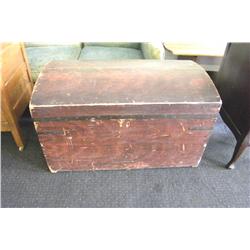 Camel Back Chest With Original Red Paint-