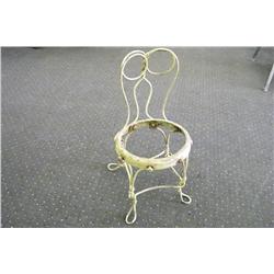 Wrought Iron Childs Ice Crean Chair-