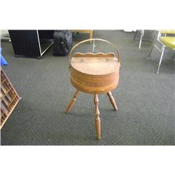 Colonial Style Sewing Stand-