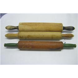Three Vintage Rolling PIns-