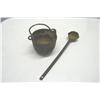 Image 1 : Small Iron Melting Pot With Ladle-
