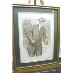 Advertising Print For Gentlemens Clothing-