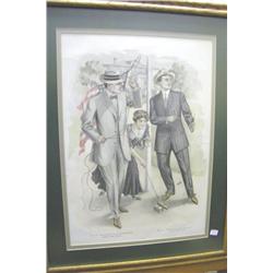 Advertising Print For Gentlemens Clothing-