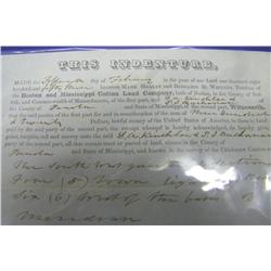 Indenture From The Commonwealth of Massachusetts-