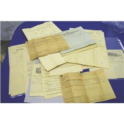 Assorted Business Letterheads And Advertising-