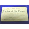 Image 3 : Assorted Receipts & Justice Of The Peace Card-