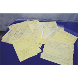 Tax Receipts Dated LATE 1800's To EARLY 1900's-