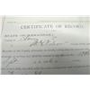 Image 2 : Three Certificates of Record Dated 1896-1887-1896-