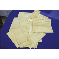 WARRANTY DEEDS From The Late 1800's-