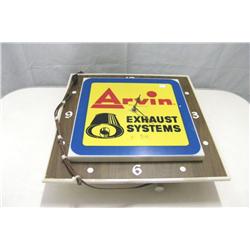 Arvin Exhaust Systems Lighted Electric Clock-
