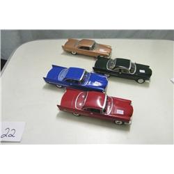 Four 1957 300C Chrysler Cars-