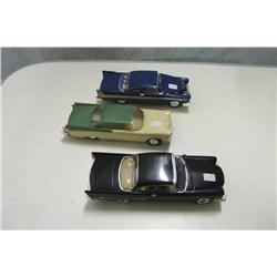Three Assorted Cars-