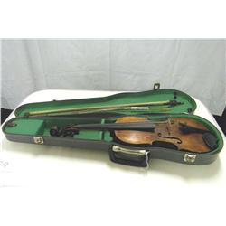 VIOLIN In Case With Bow-
