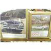 Image 1 : Two Framed Auto Advertisments-