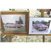 Image 3 : Three Framed Dodge Auto Advertisments-