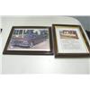 Image 2 : Four Framed Auto Advertisments-